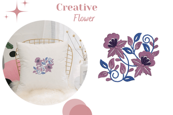 Creative Flowers: A Vibrant Addition to Your Embroidery