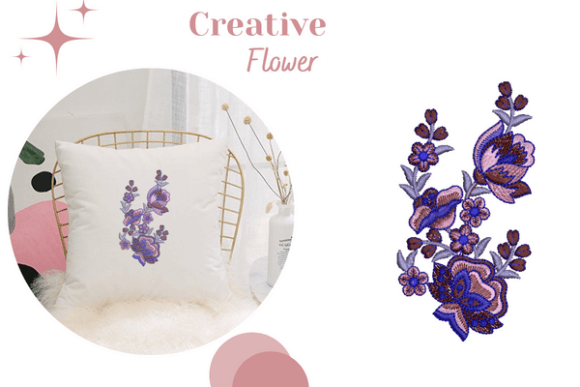 Decorative Flower: A Versatile Addition for Seasonal Embroidery