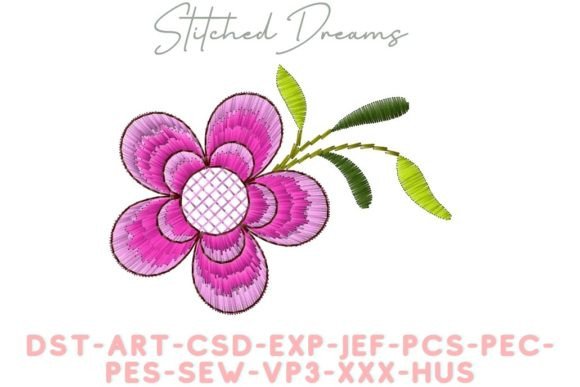 Floral Elegance: A Timeless Embroidery Design