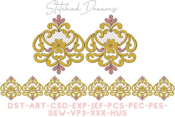 Floral Embroidery Borders: A Blend of Elegance