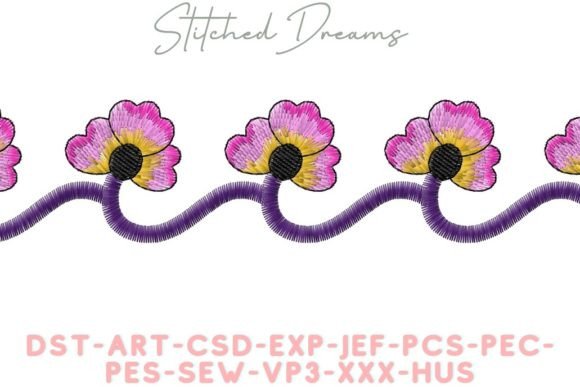 Floral Enchantment Border: A Seasonal Delight