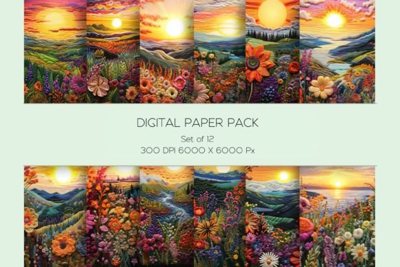 Floral Landscape Embroidery Set Review