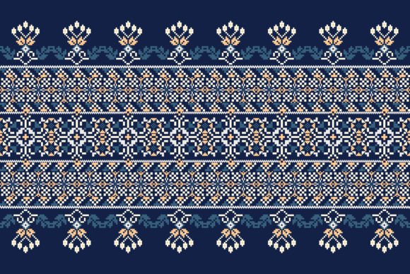 Reviewing the Floral Cross Stitch Pattern
